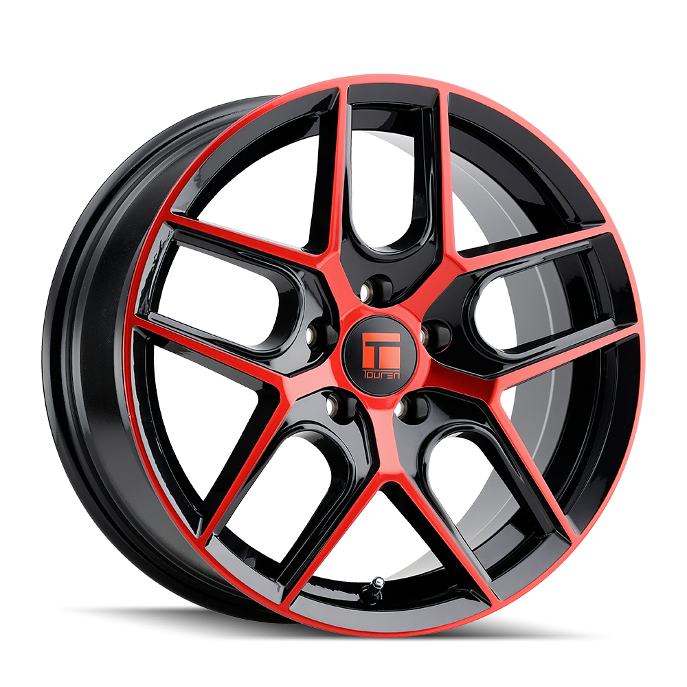 Touren 20"x9" Non-Chrome Gloss Black w/ Red Tinted Face Custom Wheel ARSWCW32792945BRT35