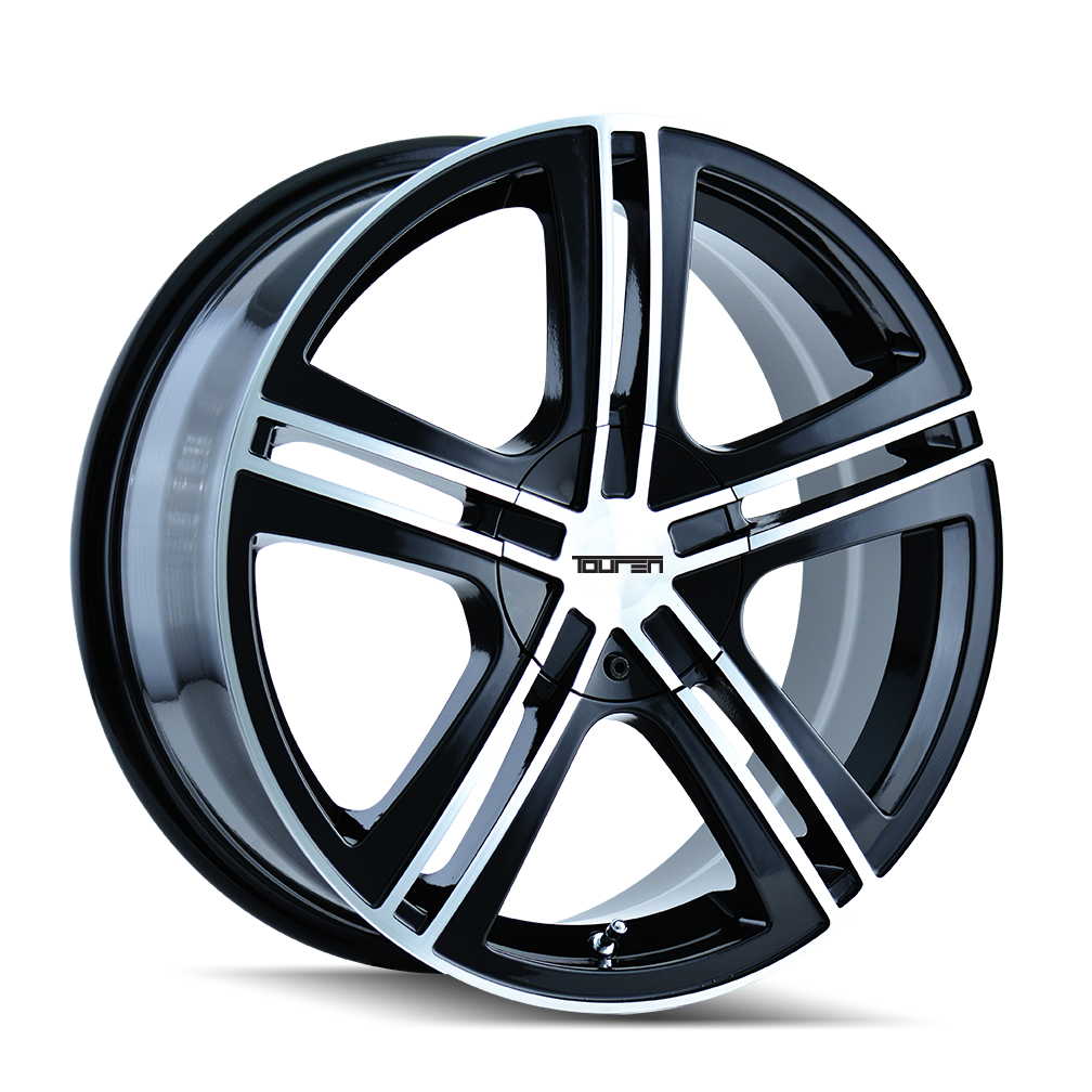 Touren 16"x7" Non-Chrome Black/Machined Face/Machined Lip Custom Wheel ARSWCW32626703B