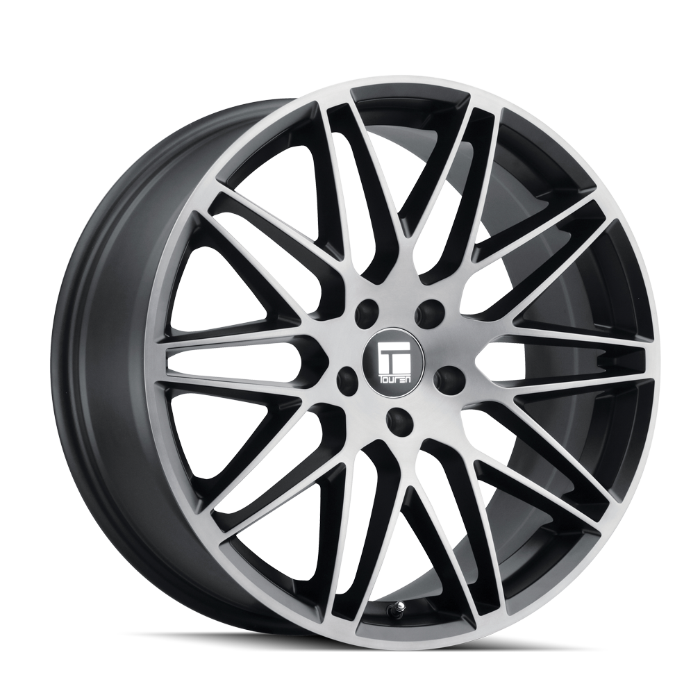 Touren 20"x9" Non-Chrome Brushed Matte Black w/Dark Tint Custom Wheel ARSWCW32752912TM35