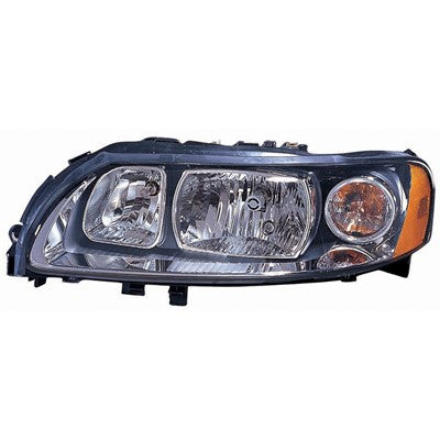 2009 volvo s60 front driver side replacement halogen headlight assembly arswlvo2502120c