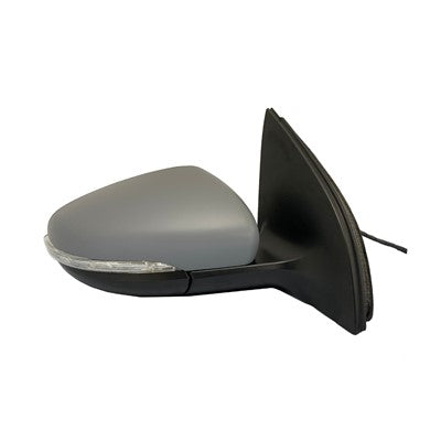 2012 volkswagen gti passenger side power door mirror with heated glass arswmvw1321134