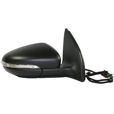 2014 volkswagen gti passenger side power door mirror with heated glass with mirror memory arswmvw1321141