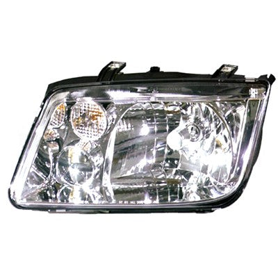 1999 volkswagen jetta front driver side replacement headlight lens and housing arswlvw2502115v