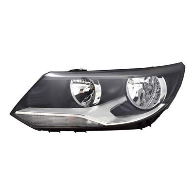 2012 volkswagen tiguan front driver side replacement halogen headlight assembly arswlvw2502152c