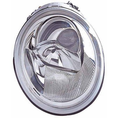 2003 volkswagen beetle front passenger side replacement halogen headlight assembly arswlvw2503106c