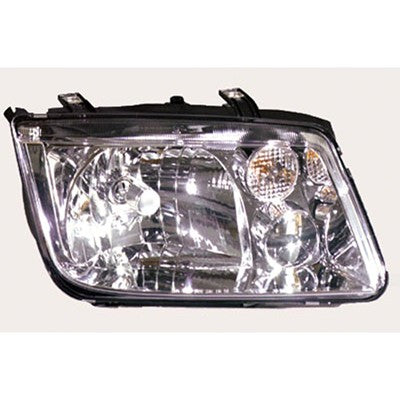 1999 volkswagen jetta front passenger side replacement headlight lens and housing arswlvw2503115v