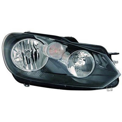 2010 volkswagen golf front passenger side replacement halogen headlight assembly arswlvw2503144c