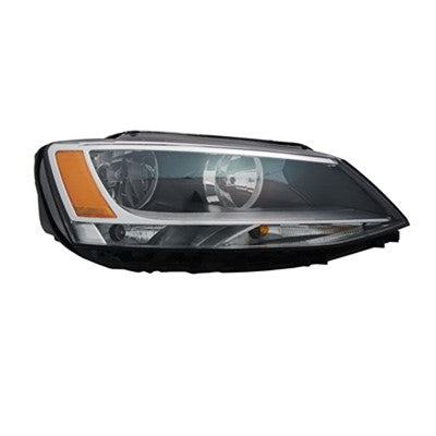 2015 volkswagen jetta front passenger side replacement halogen headlight assembly arswlvw2503146