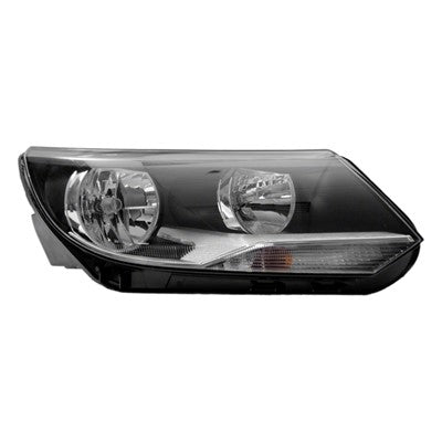 2013 volkswagen tiguan front passenger side replacement halogen headlight assembly arswlvw2503152c