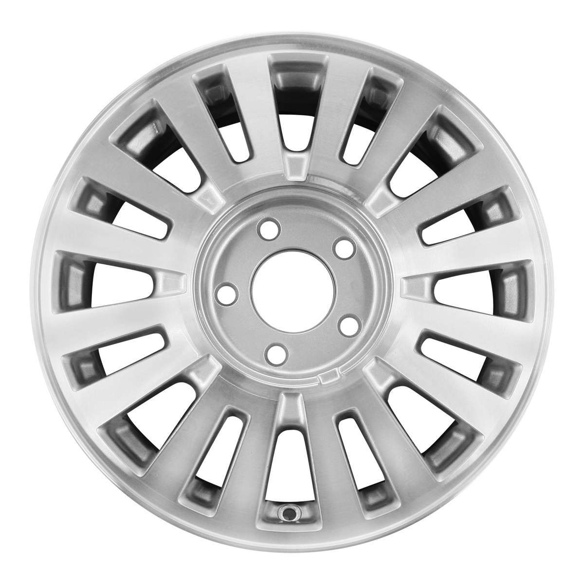 Remanufactured OEM 16" Wheel Rim For Mercury Grand Marquis 2003-2005 - Machined Charcoal, 5-Lug