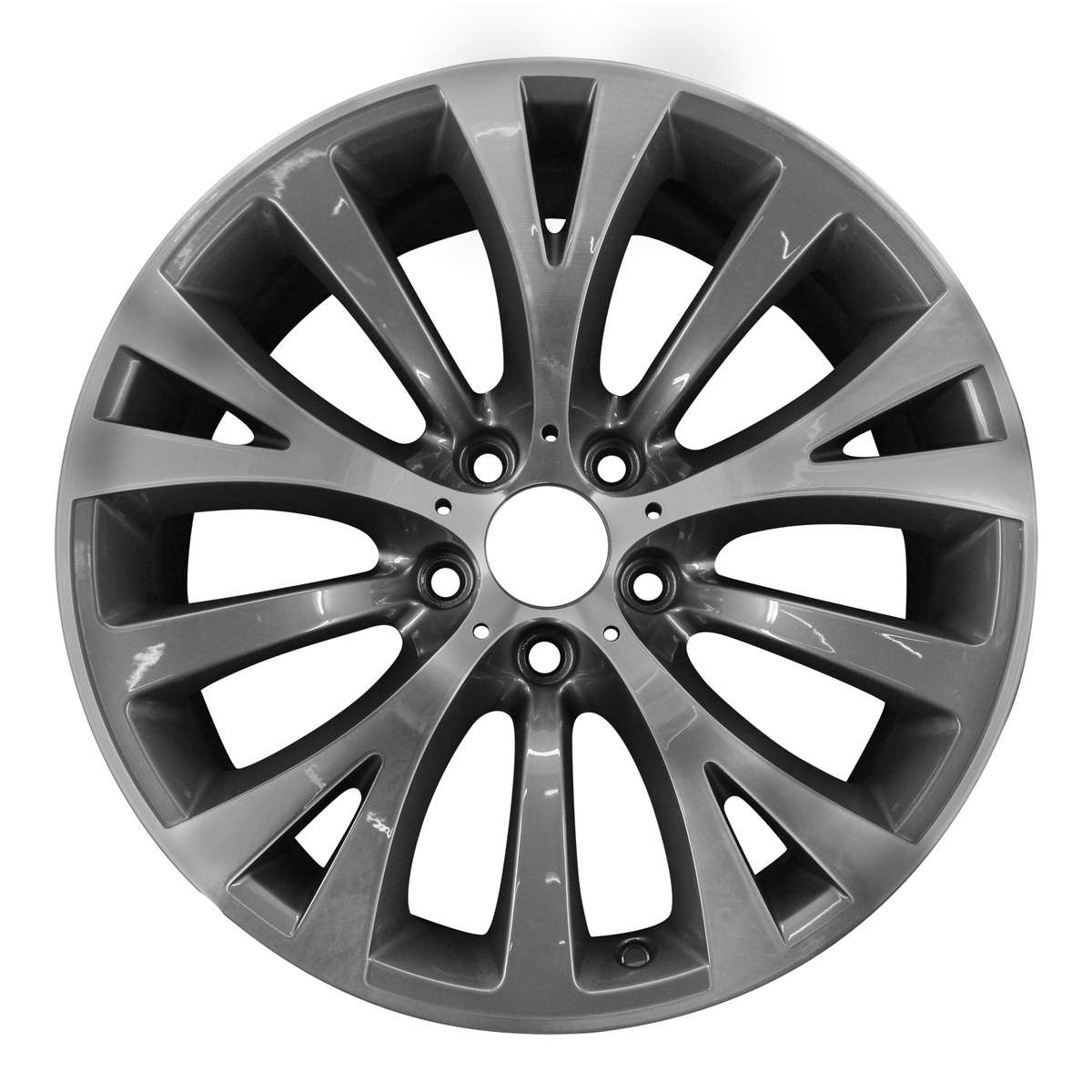 2015 BMW Activehybrid 7 19" Rear OEM Wheel Rim W71370MC