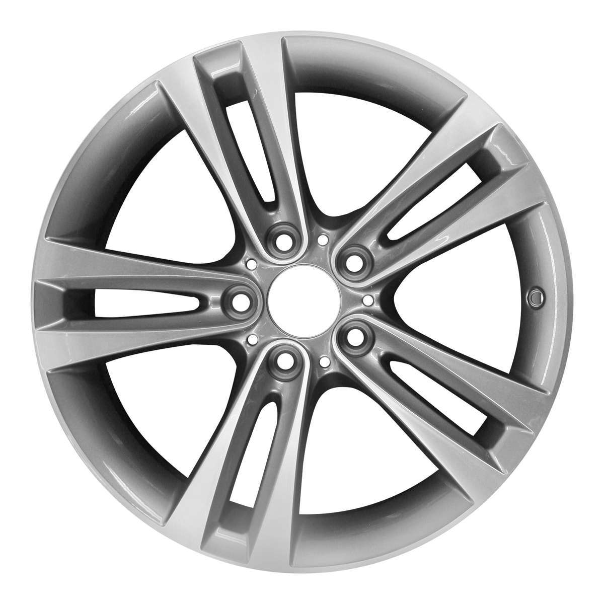 WH WHEEL, 15X7 SPYDER, ET-.25 SILVER BRUSH W/SS CAP - Nivel Parts