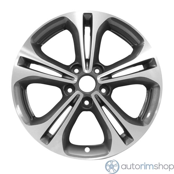 2014 Kia Forte 17" OEM Wheel Rim Without TPMS Slot W74678AMC