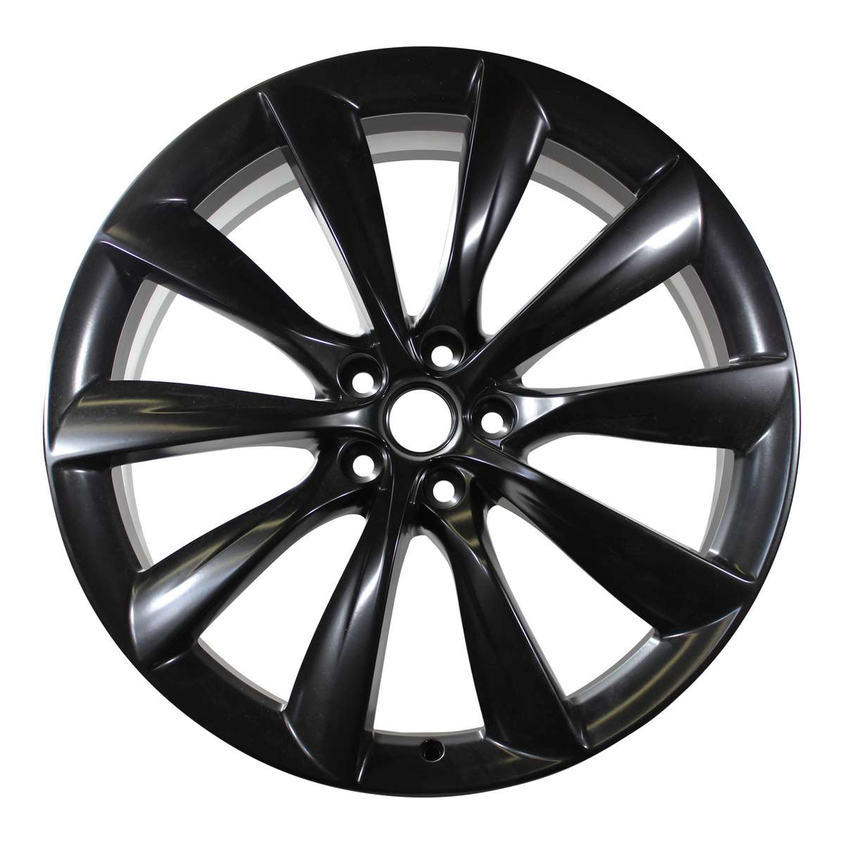 2015 Tesla Model X 22" Front OEM Wheel Rim Turbine Black W97771B