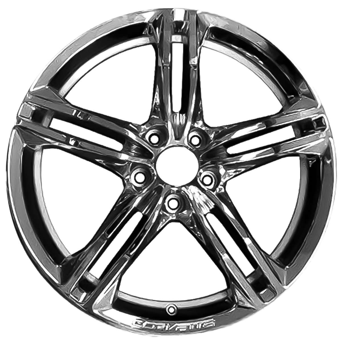 2019 Chevrolet Corvette 18" Front OEM Wheel Rim W5726CHR