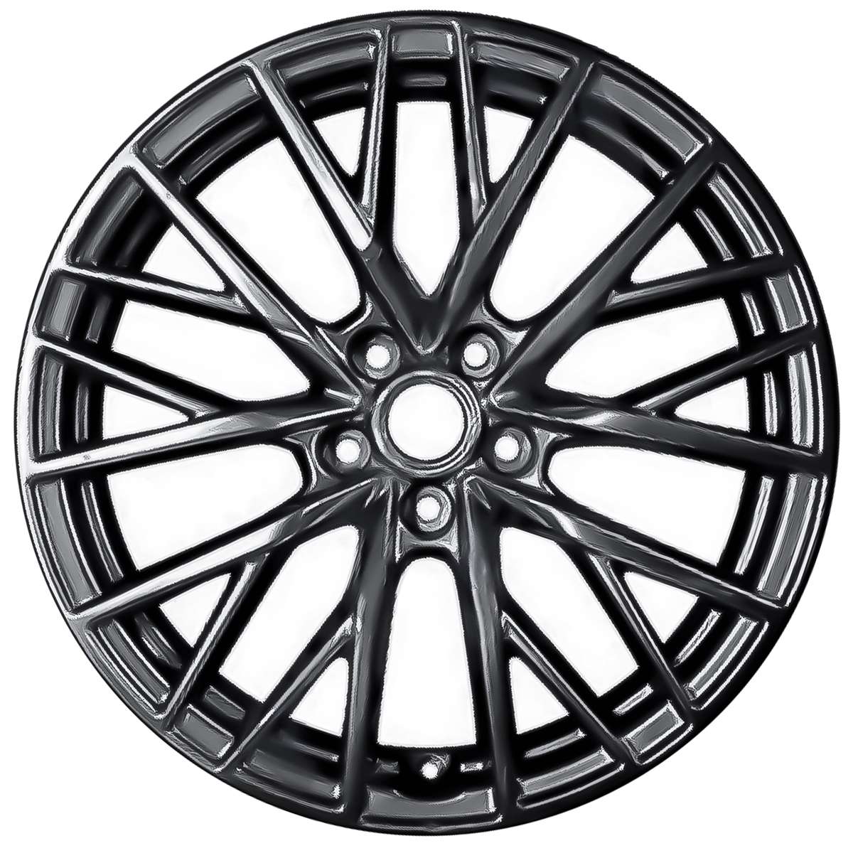 2020 Genesis G80 19" Rear OEM Wheel Rim W70931H