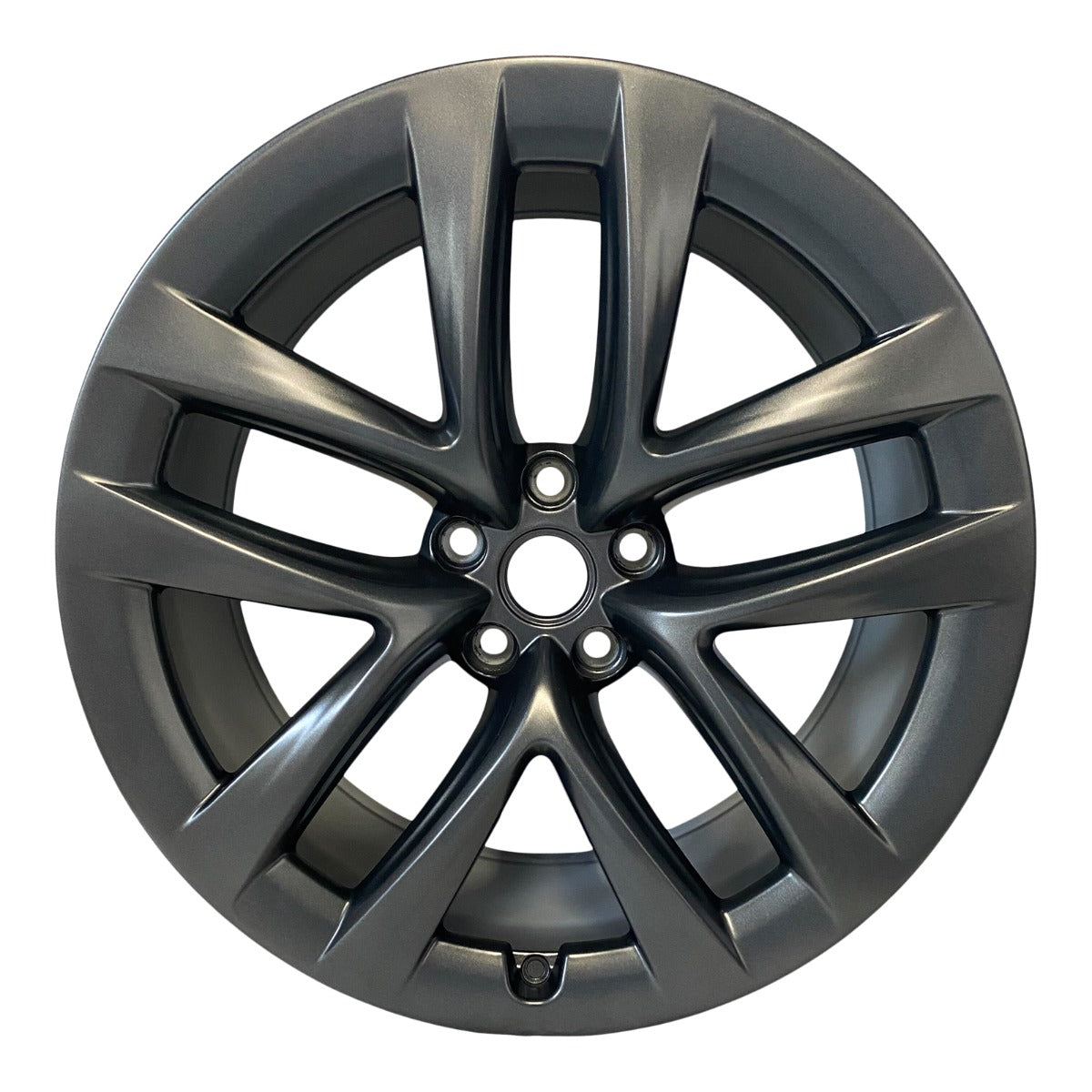 2022 Tesla Model S 21" Rear OEM Wheel Rim Arachnid W95239C