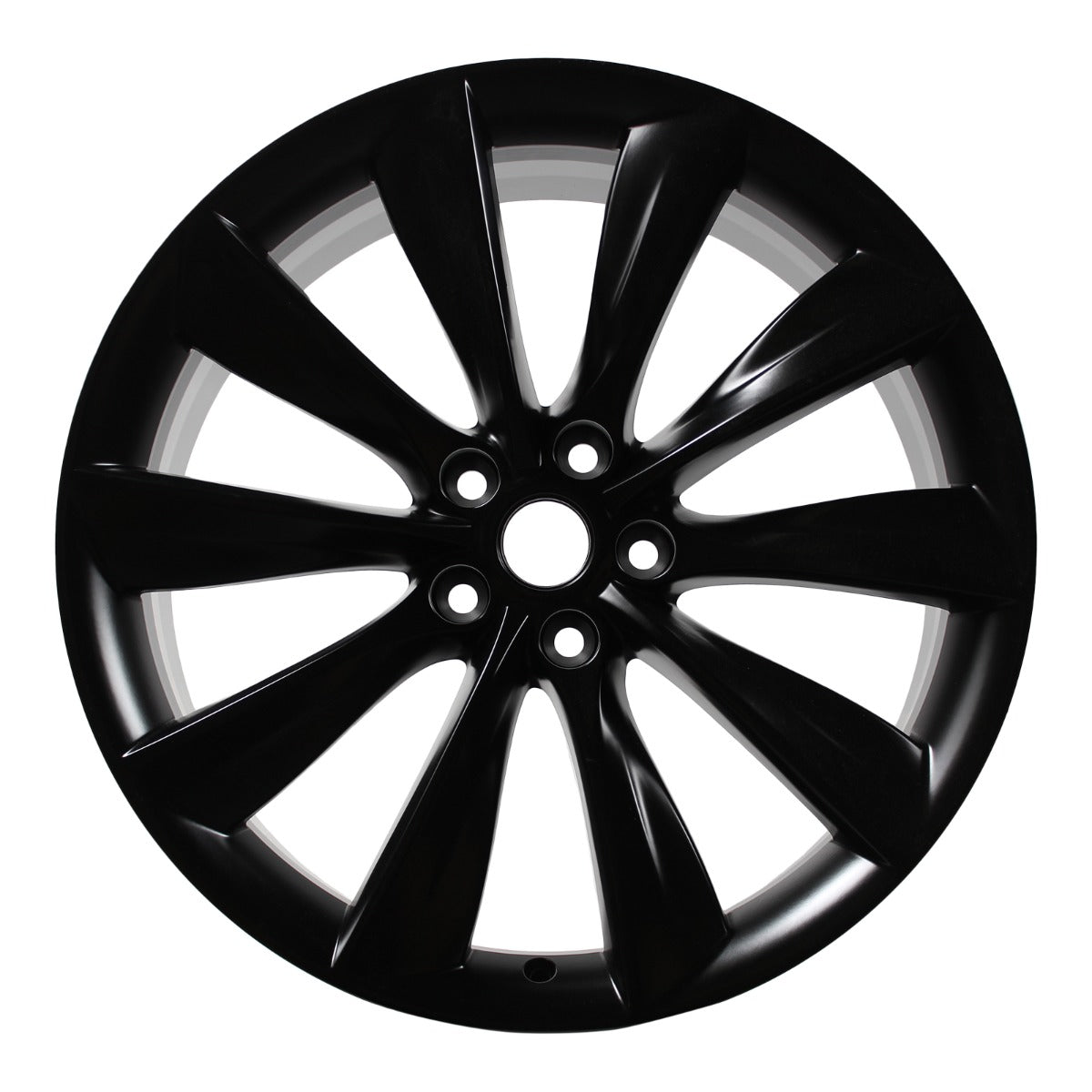 2013 Tesla Model S 21" OEM Wheel Rim Matte Black W97095BB