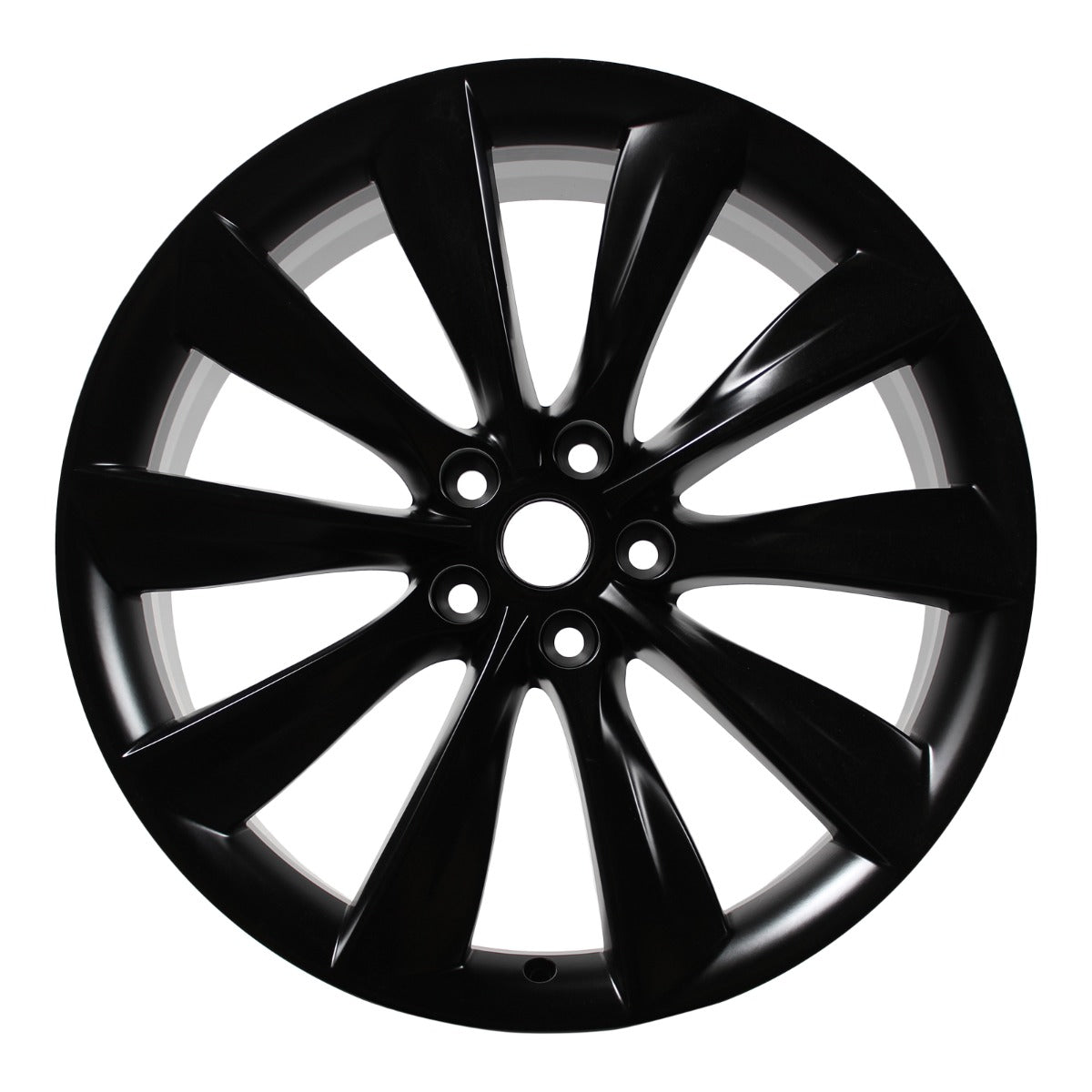 2014 Tesla Model S 21" OEM Wheel Rim Matte Black W97095BB