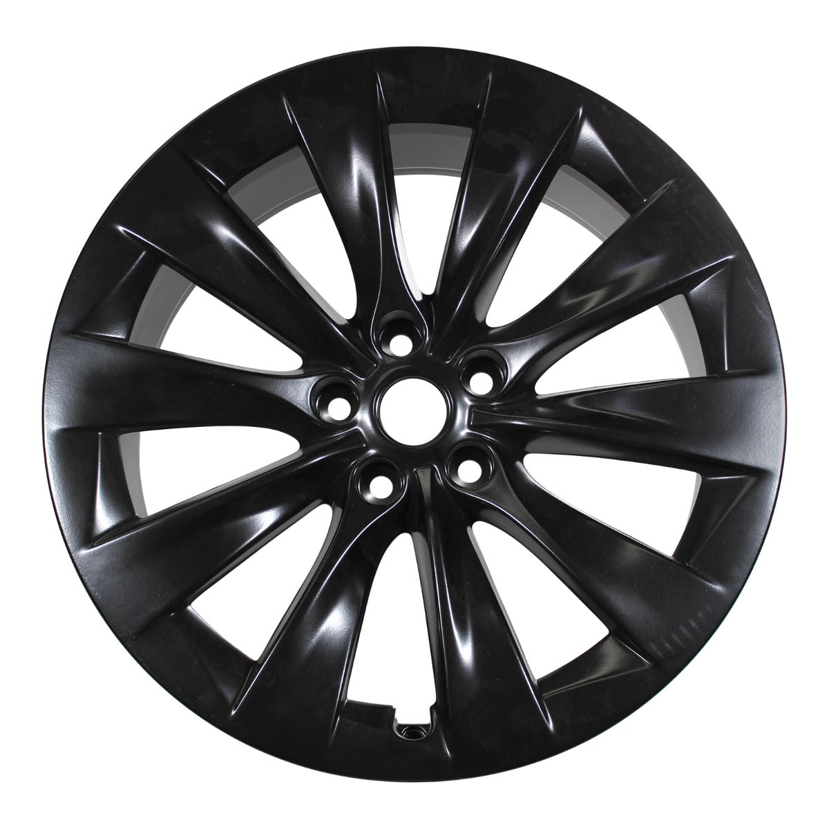 2015 Tesla Model X 20" Rear OEM Wheel Rim Slipstream Black W97801B