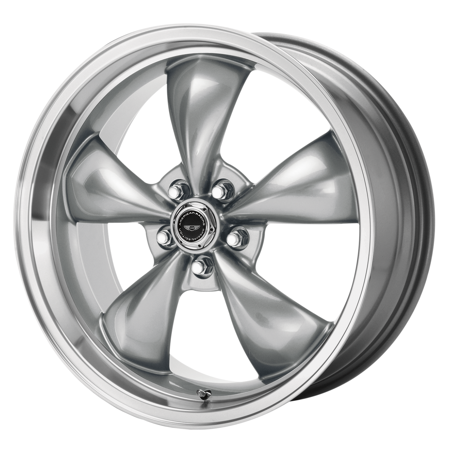 American Racing 20"x10" Non-Chrome Anthracite Machined Lip Custom Wheel ARSWCWAR105M2112SSA