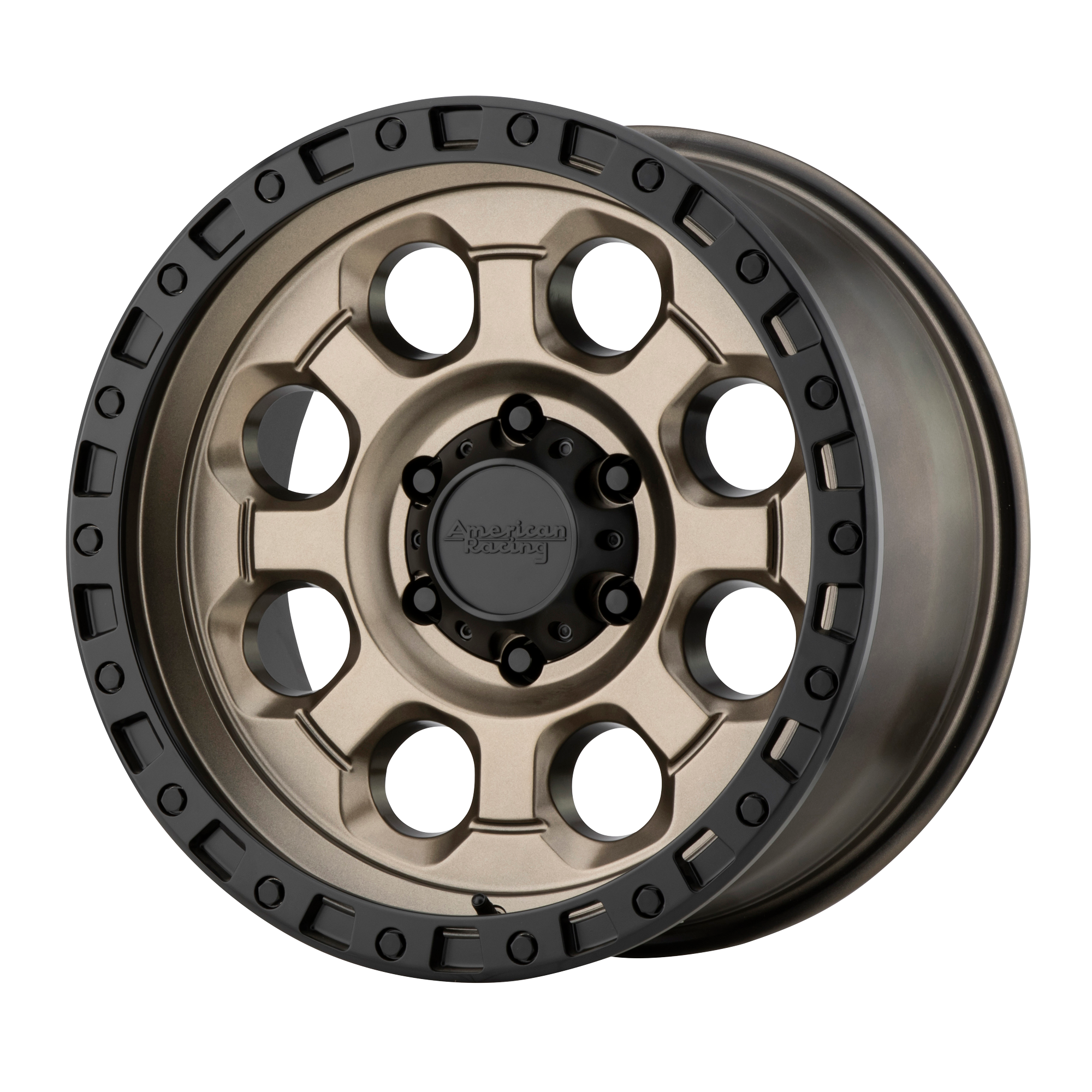 American Racing 15"x10" Non-Chrome Matte Bronze With Black Lip Custom Wheel ARSWCWAR20151012644N