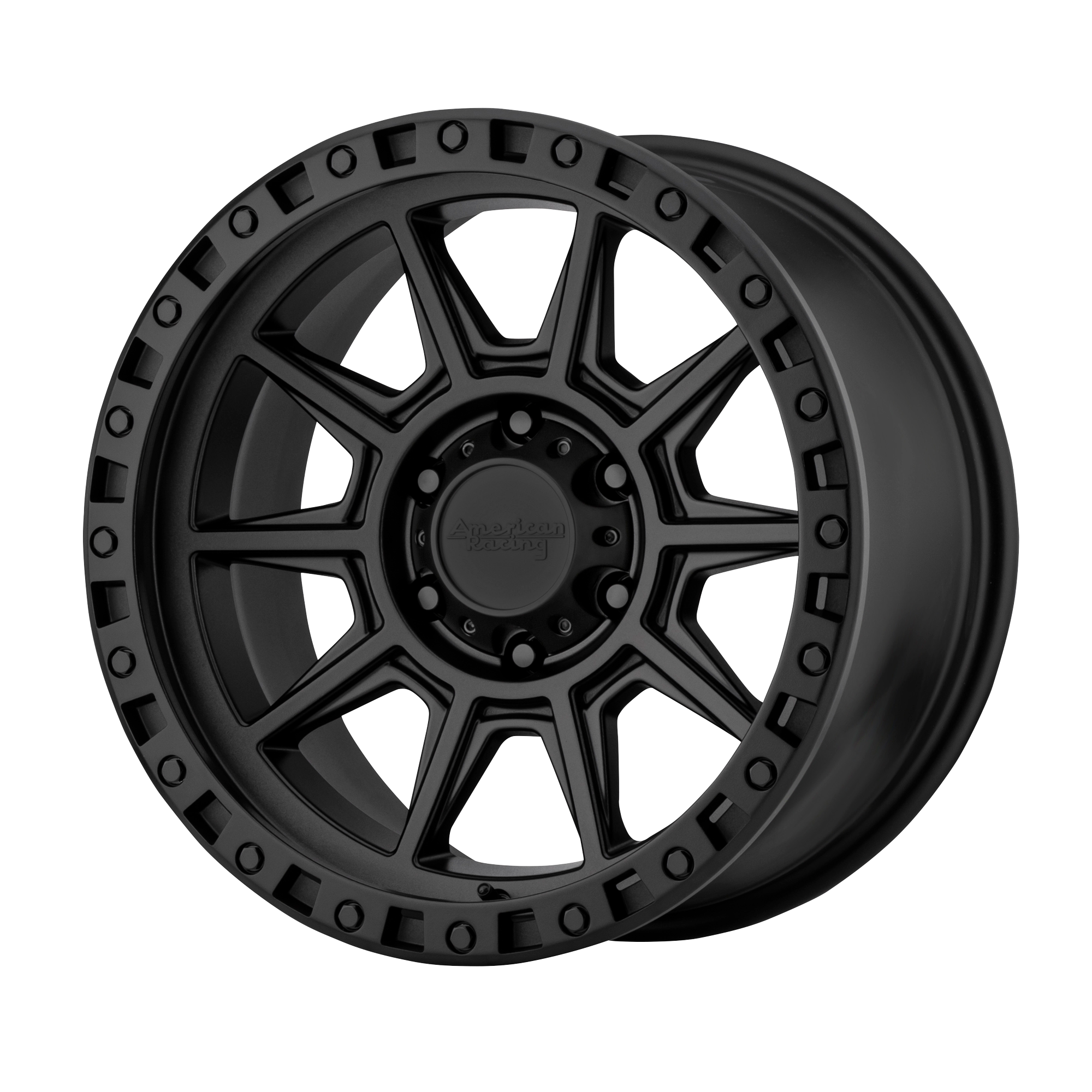 American Racing 16"x8" Non-Chrome Cast Iron Black Custom Wheel ARSWCWAR20268012700