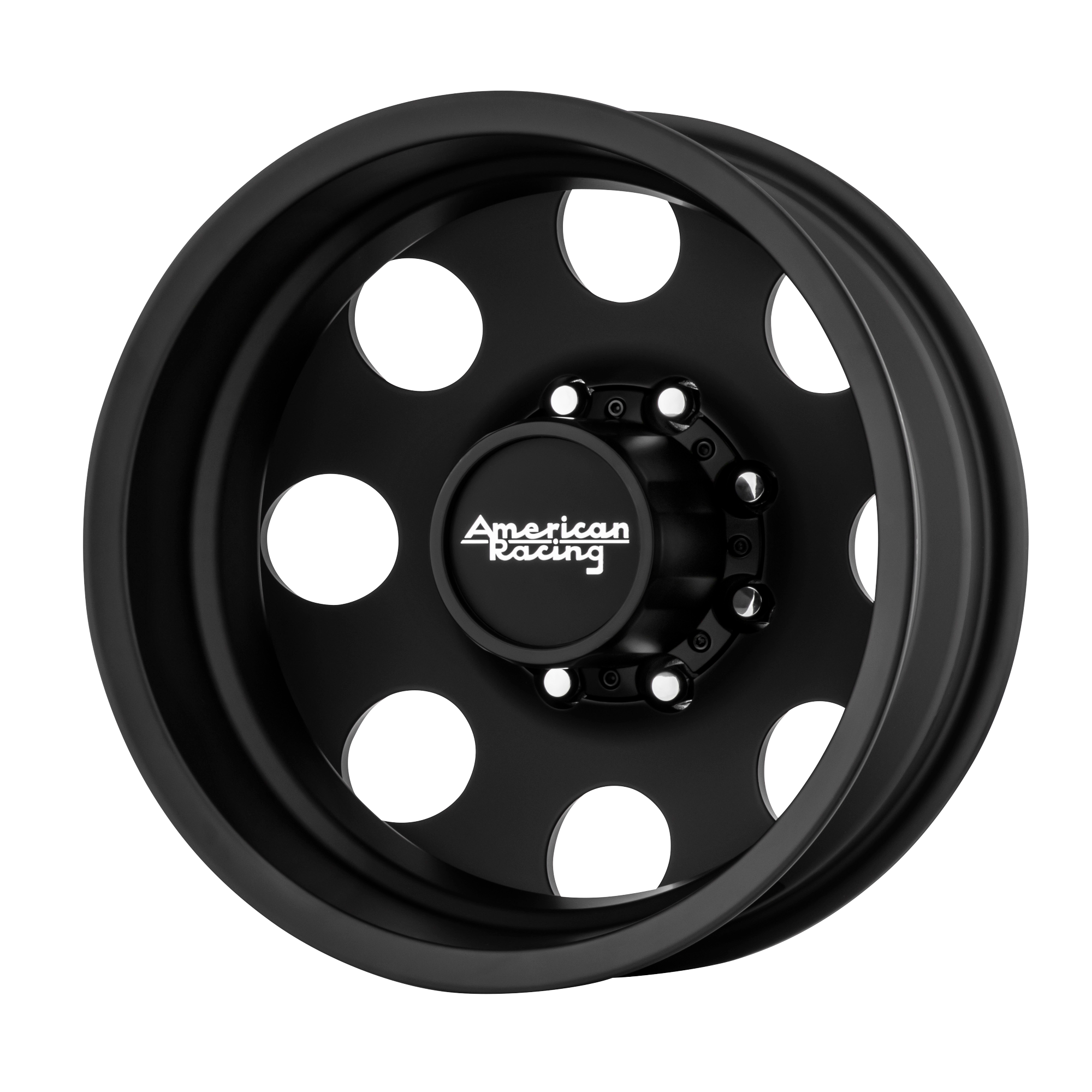 American Racing 16"x6" Non-Chrome Satin Black Rear Custom Wheel ARSWCWAR204660807134N