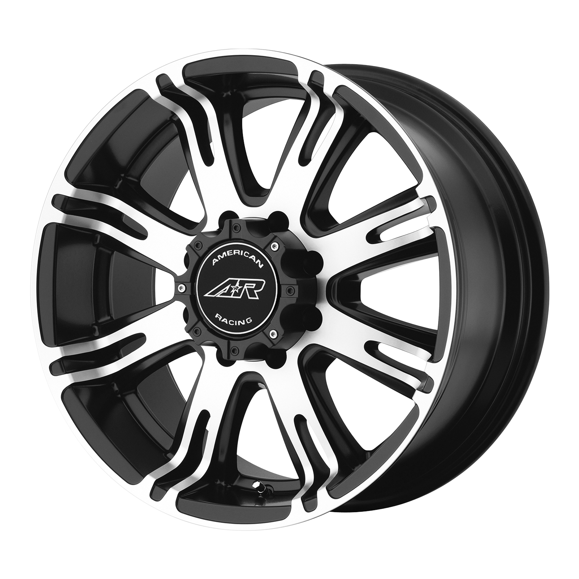 American Racing 17"x8.5" Non-Chrome Matte Black Machined Custom Wheel ARSWCWAR70878555520