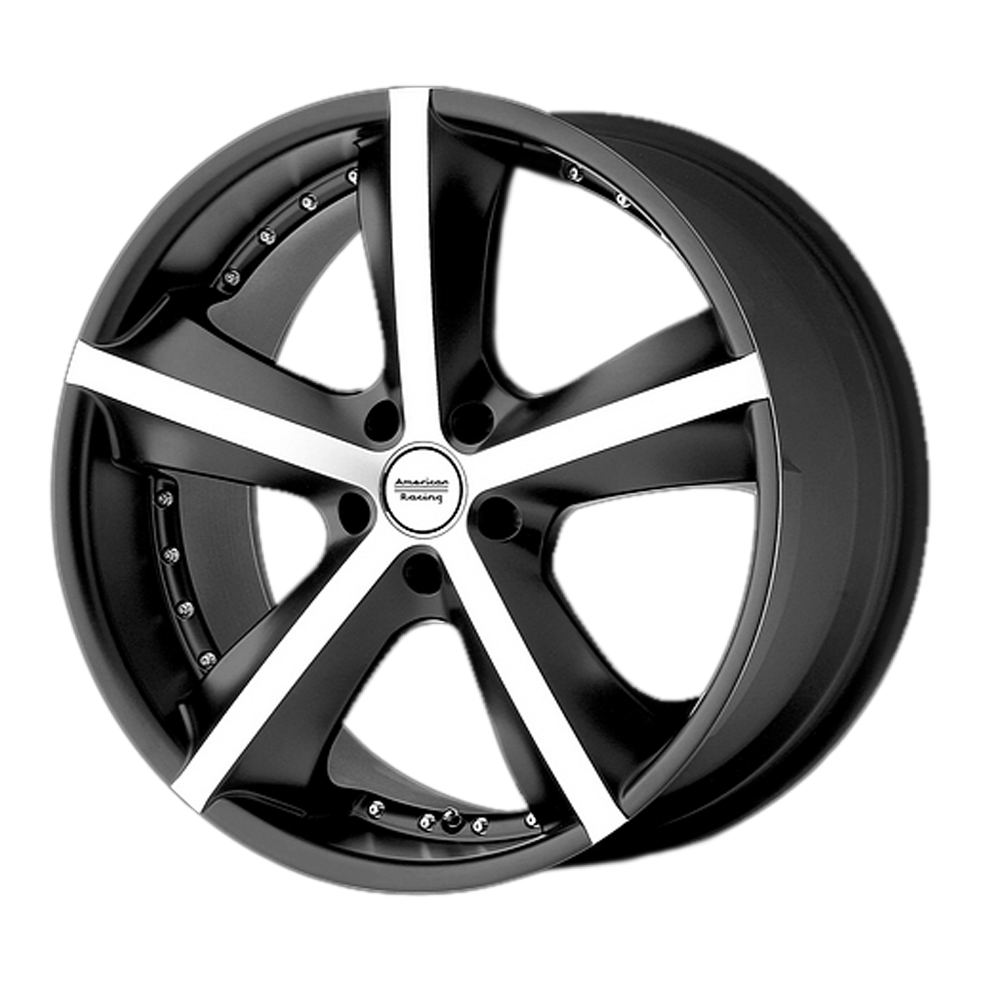 American Racing 20"x8.5" Non-Chrome Matte Black Machined Custom Wheel ARSWCWAR88228512738