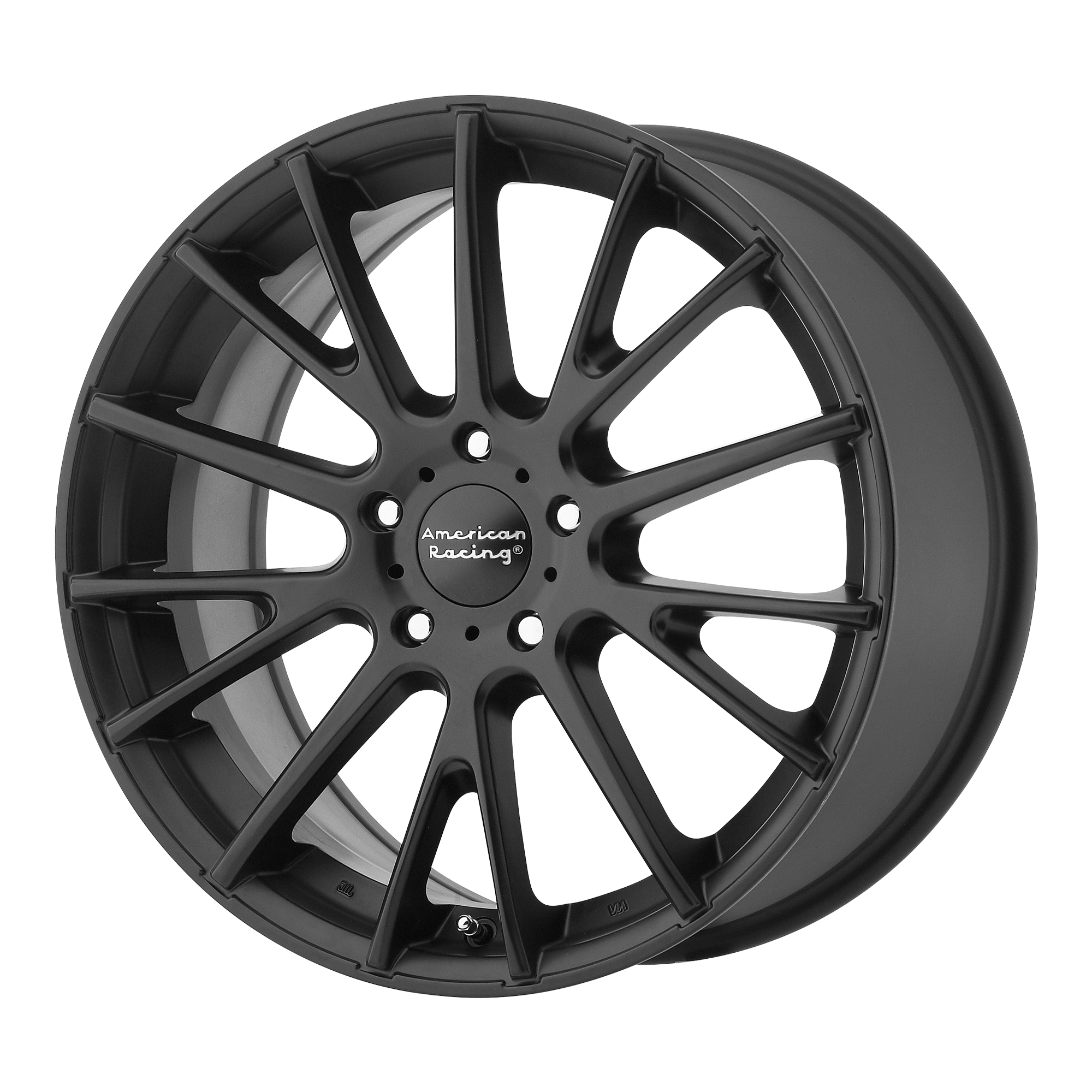 American Racing 15"x7" Non-Chrome Satin Black Custom Wheel ARSWCWAR90457012740