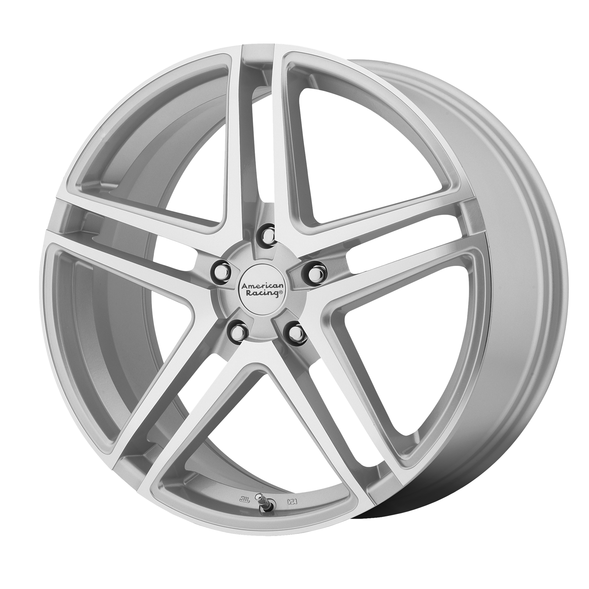 American Racing 16"x7" Non-Chrome Bright Silver Machined Face Custom Wheel ARSWCWAR90767015440