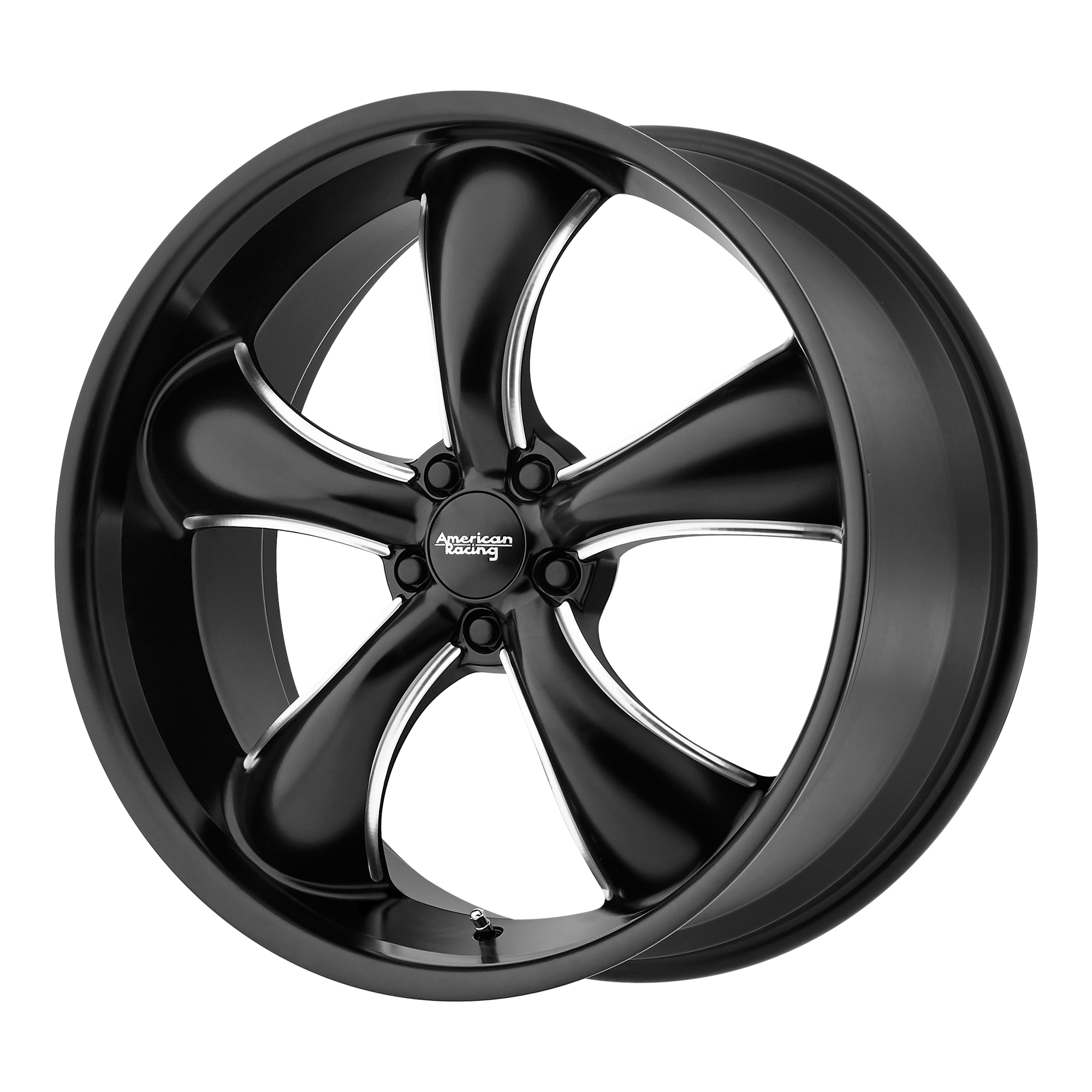 American Racing 22"x11" Non-Chrome Satin Black Milled Custom Wheel ARSWCWAR91222152938