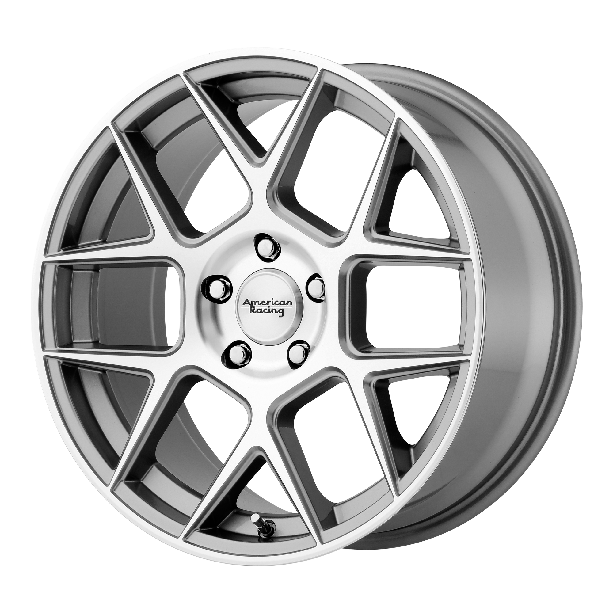 American Racing 20"x10" Non-Chrome Gunmetal Machined Face Custom Wheel ARSWCWAR91321012440