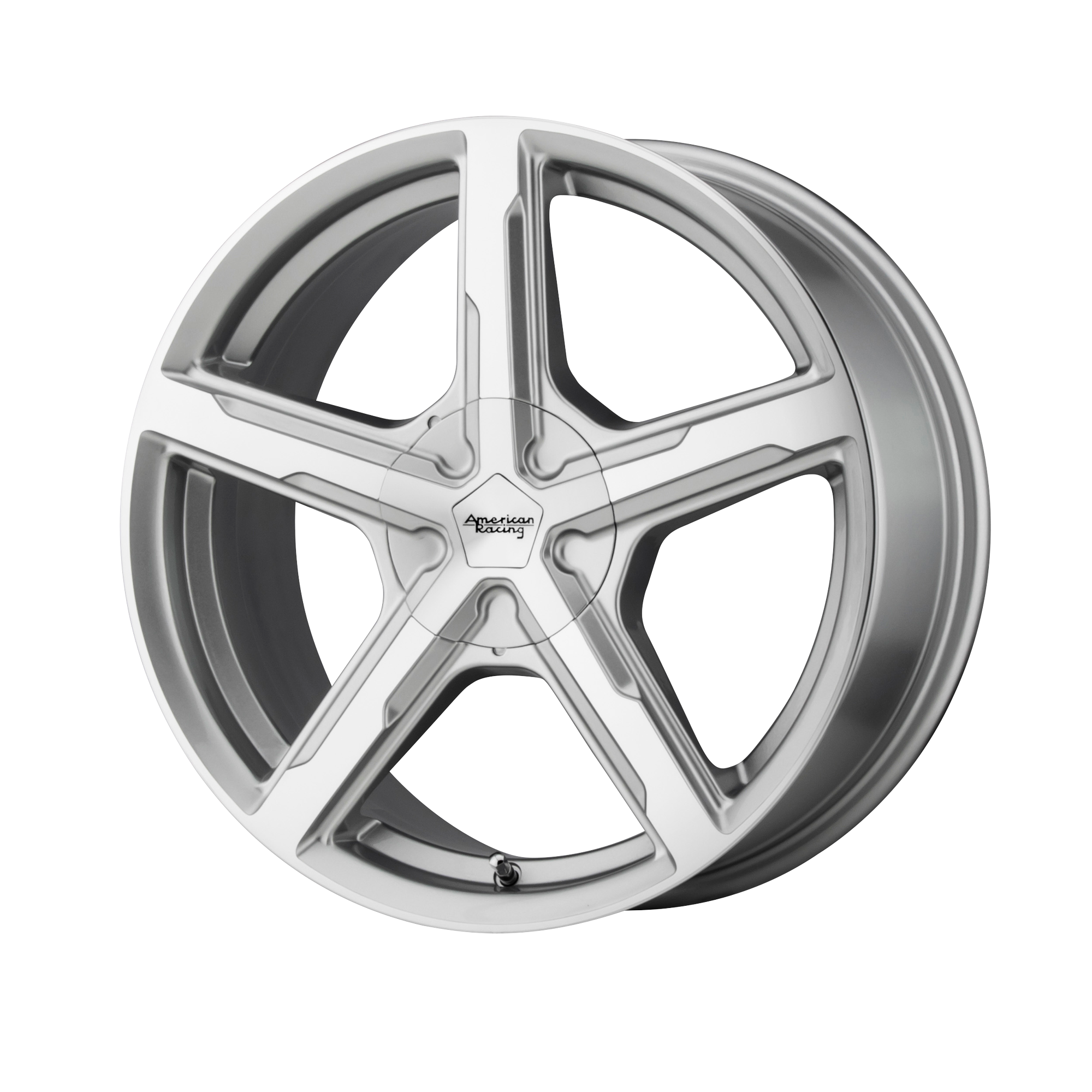 American Racing 17"x7" Non-Chrome Silver Machined Custom Wheel ARSWCWAR92177001440