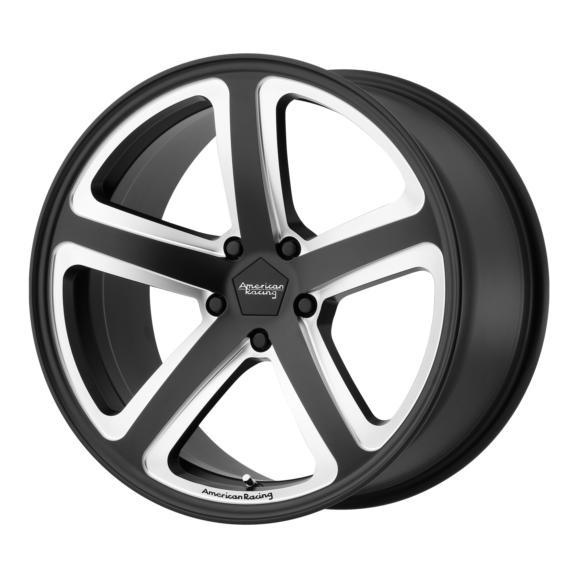 American Racing 20"x10" Non-Chrome Satin Black Milled Custom Wheel ARSWCWAR92221052940