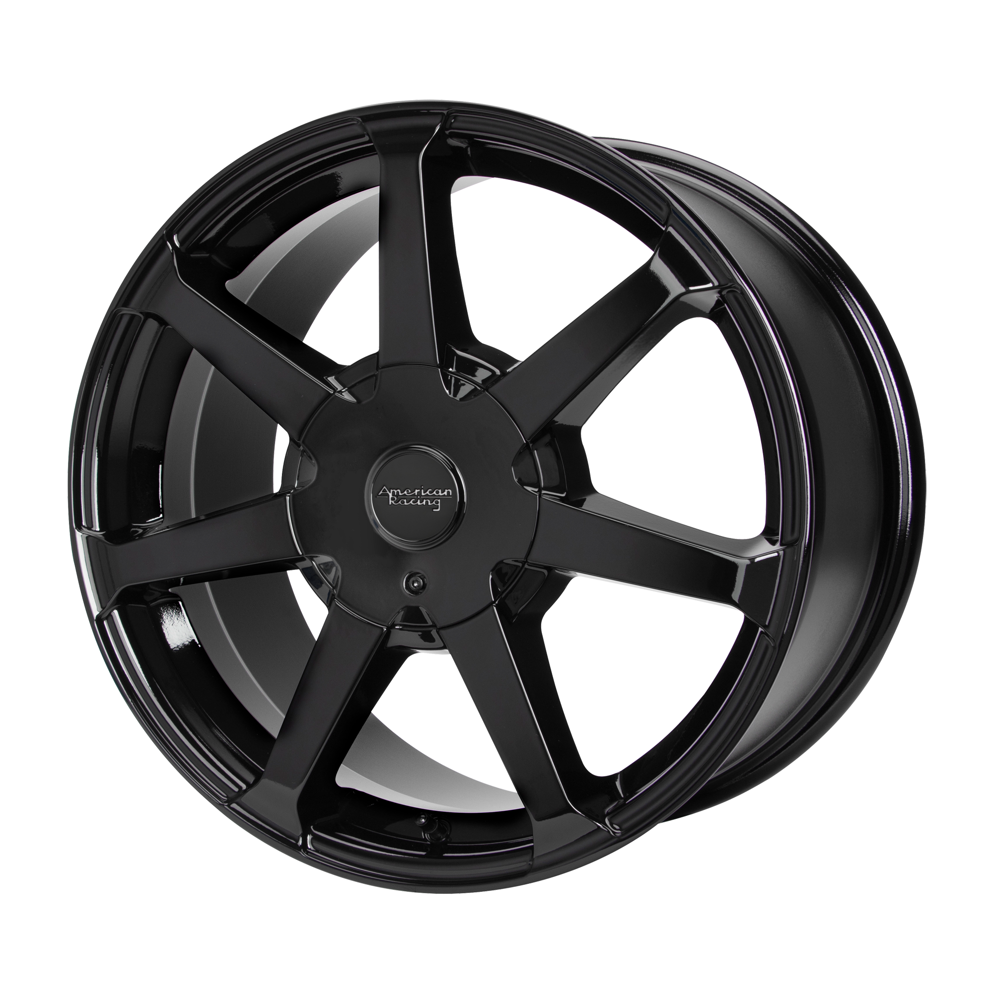 American Racing 16"x7" Non-Chrome Gloss Black Custom Wheel ARSWCWAR93067001340