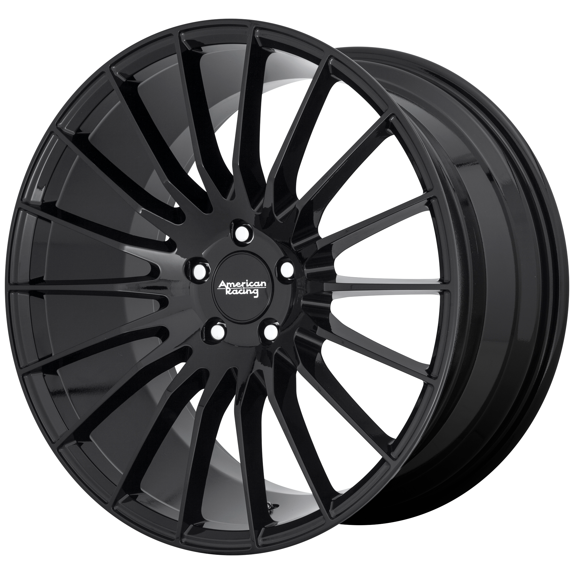 American Racing 20"x10" Non-Chrome Gloss Black Custom Wheel ARSWCWAR93421052340