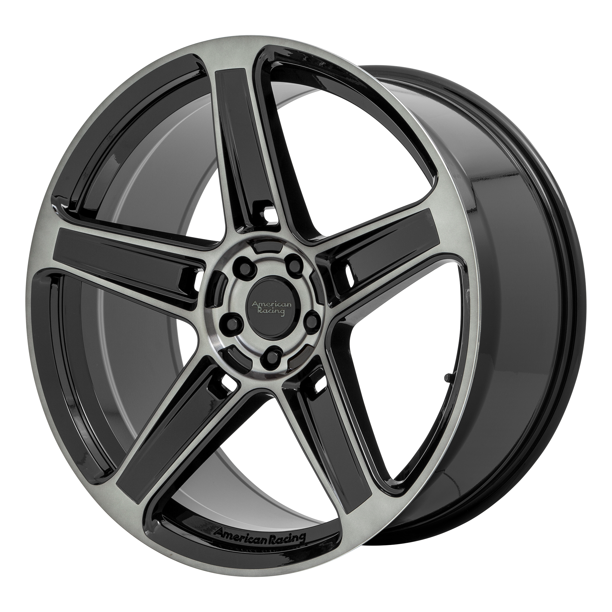 American Racing 20"x10.5" Non-Chrome Gloss Black With Gray Tint Custom Wheel ARSWCWAR93620515322