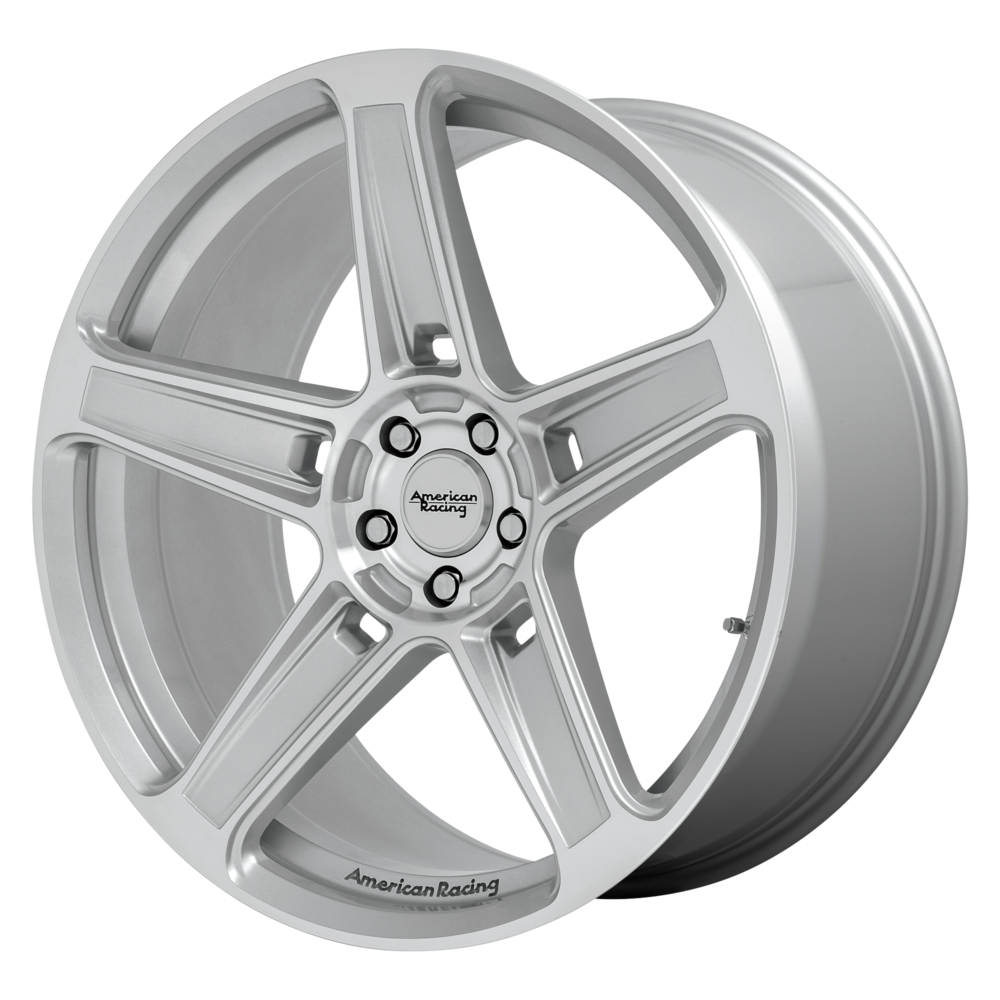 American Racing 20"x9.5" Non-Chrome Machined Silver Custom Wheel ARSWCWAR93629515415