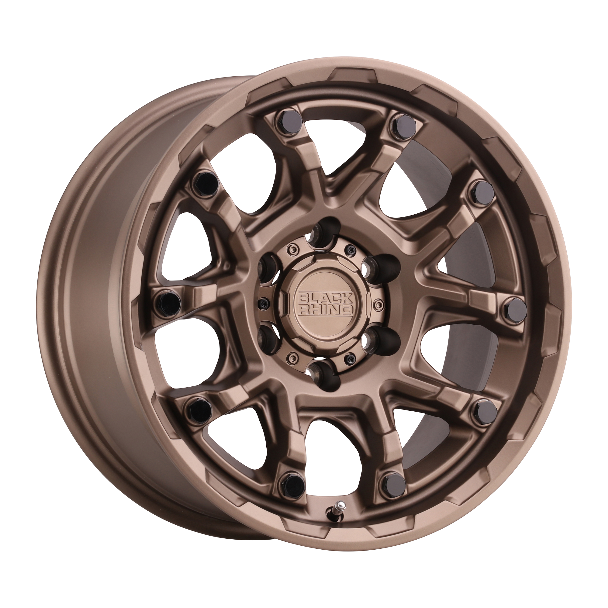 Black Rhino 17"x8.5" Non-Chrome Bronze with Gloss Black Bolts Custom Wheel ARSWCW1785ARK85127Z71