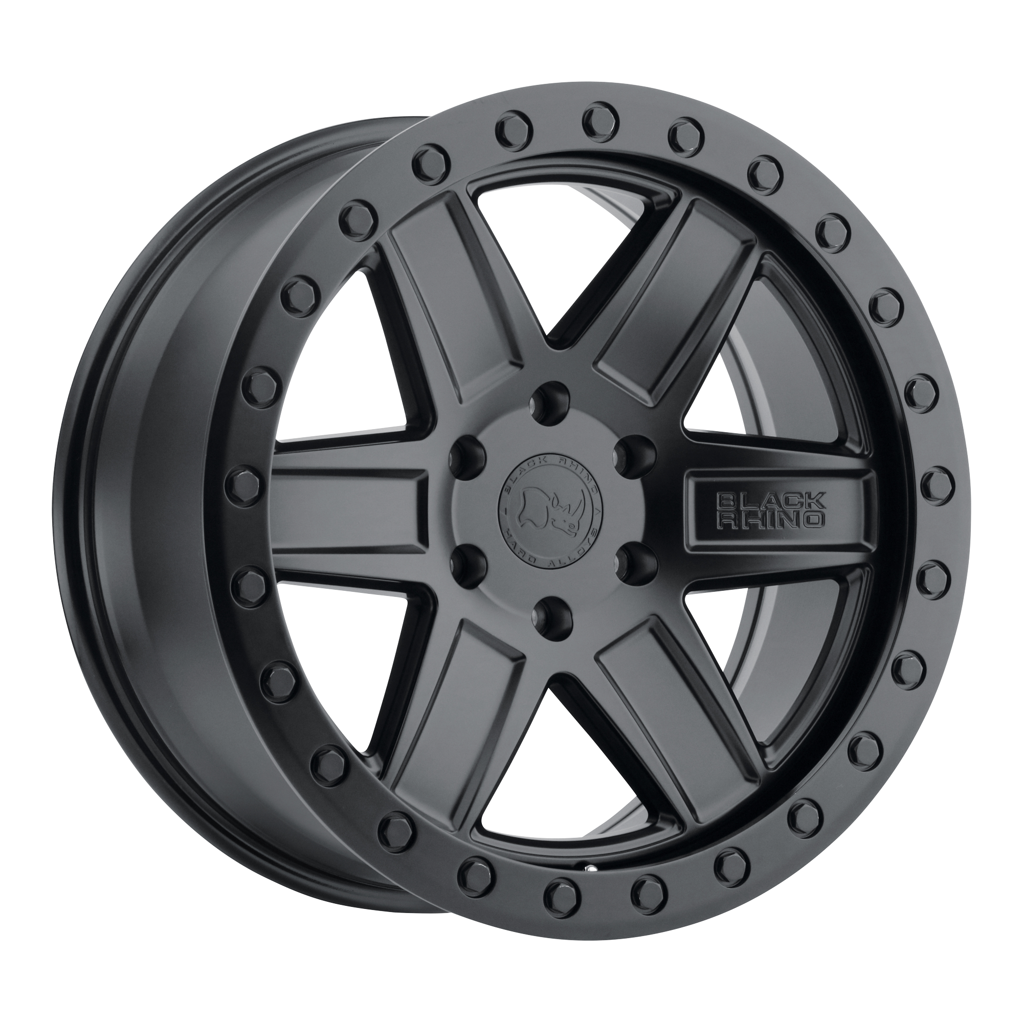 Black Rhino 20"x9.5" Non-Chrome Matte Black With Black Ring Custom Wheel ARSWCW2095ATA85127M71