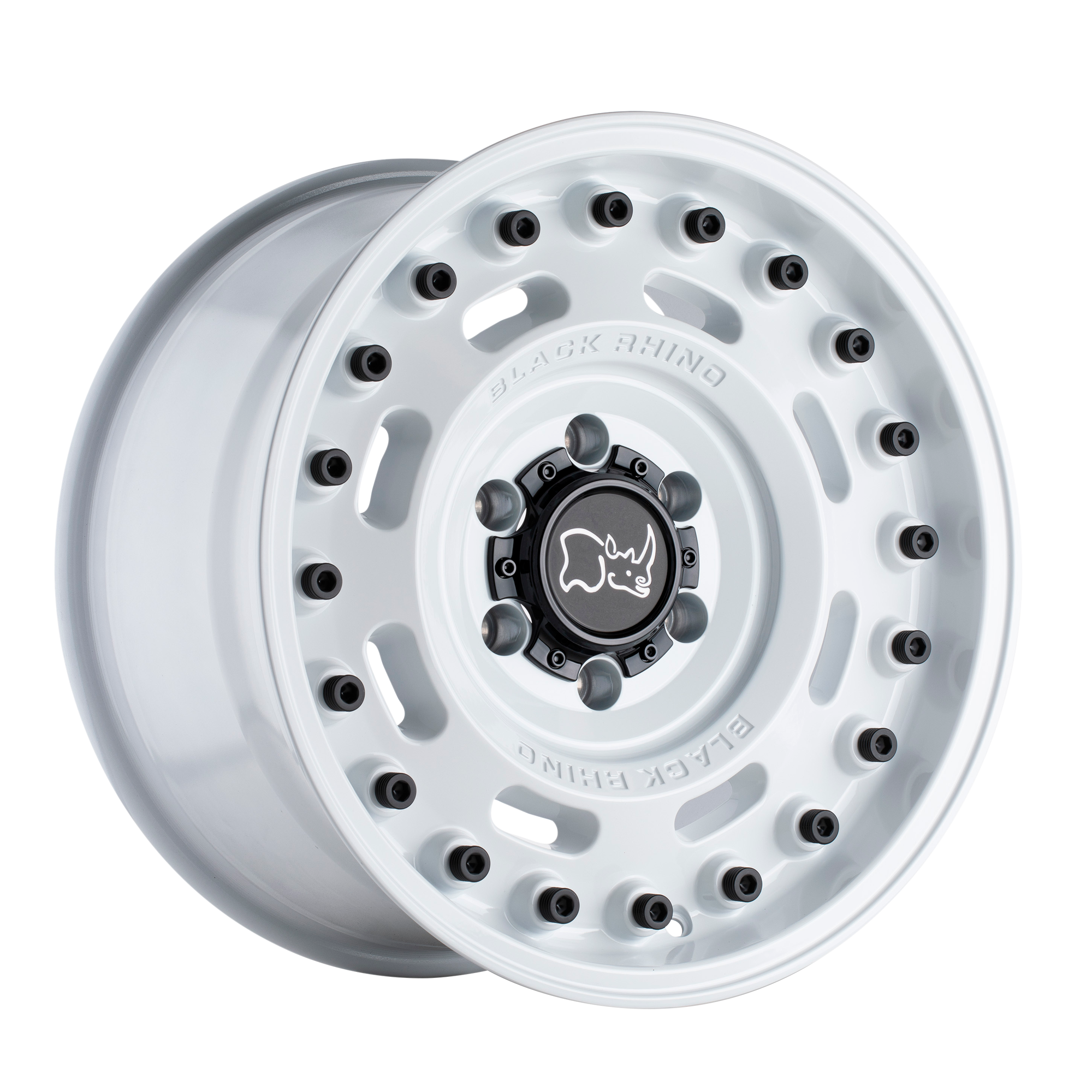 Black Rhino 18"x9.5" Non-Chrome Gloss White Custom Wheel ARSWCW1895AXL066140W12