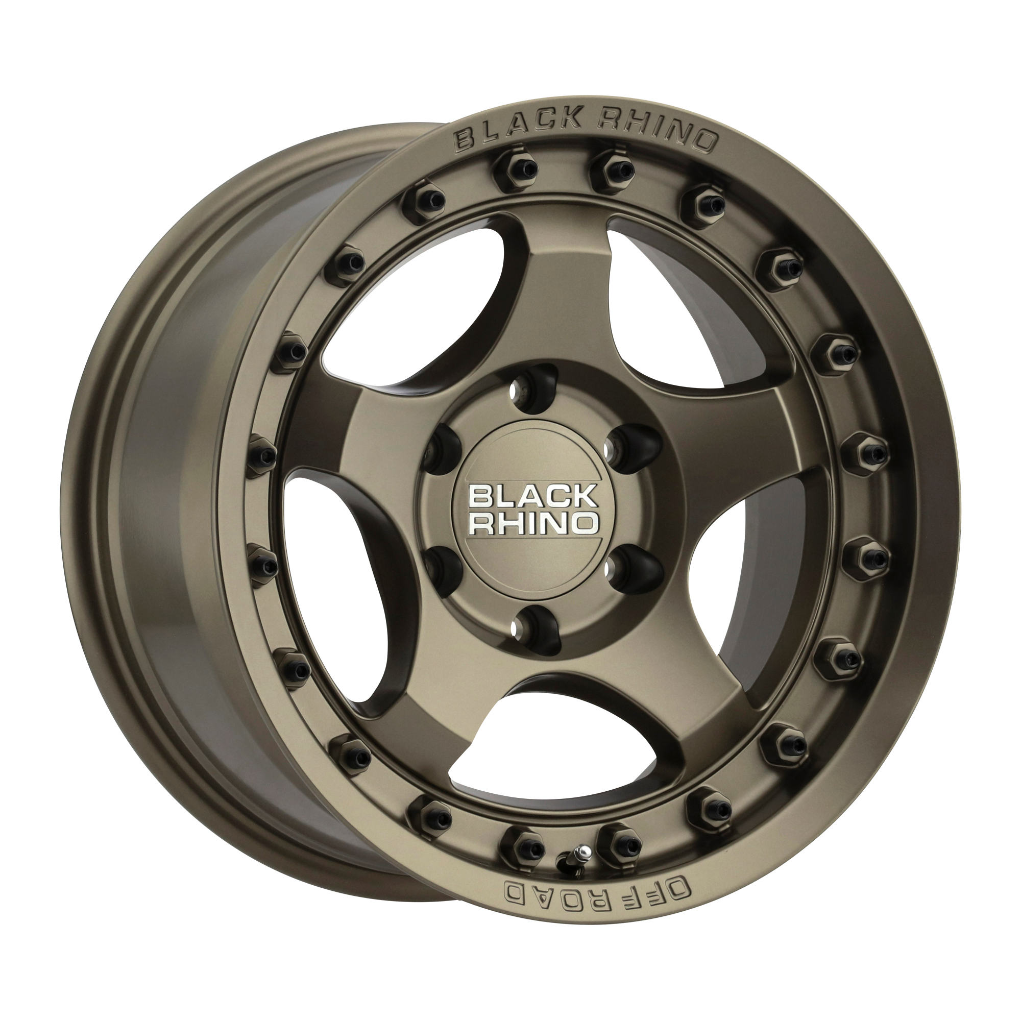 Black Rhino 16"x8" Non-Chrome Matte Bronze Custom Wheel ARSWCW1680BTM06140Z12