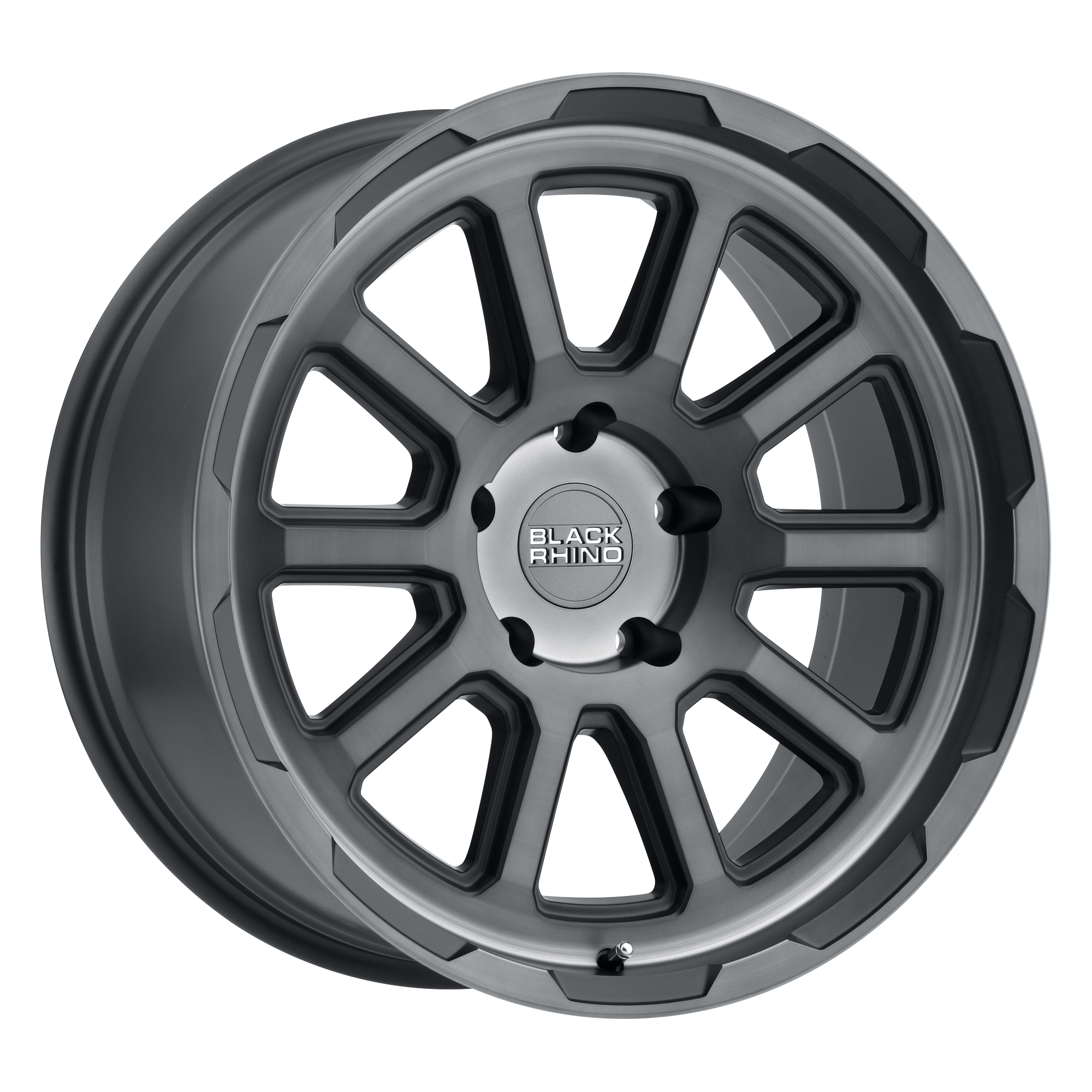 Black Rhino 20"x9" Non-Chrome Brushed Gunmetal Custom Wheel ARSWCW2090CHS126140G12