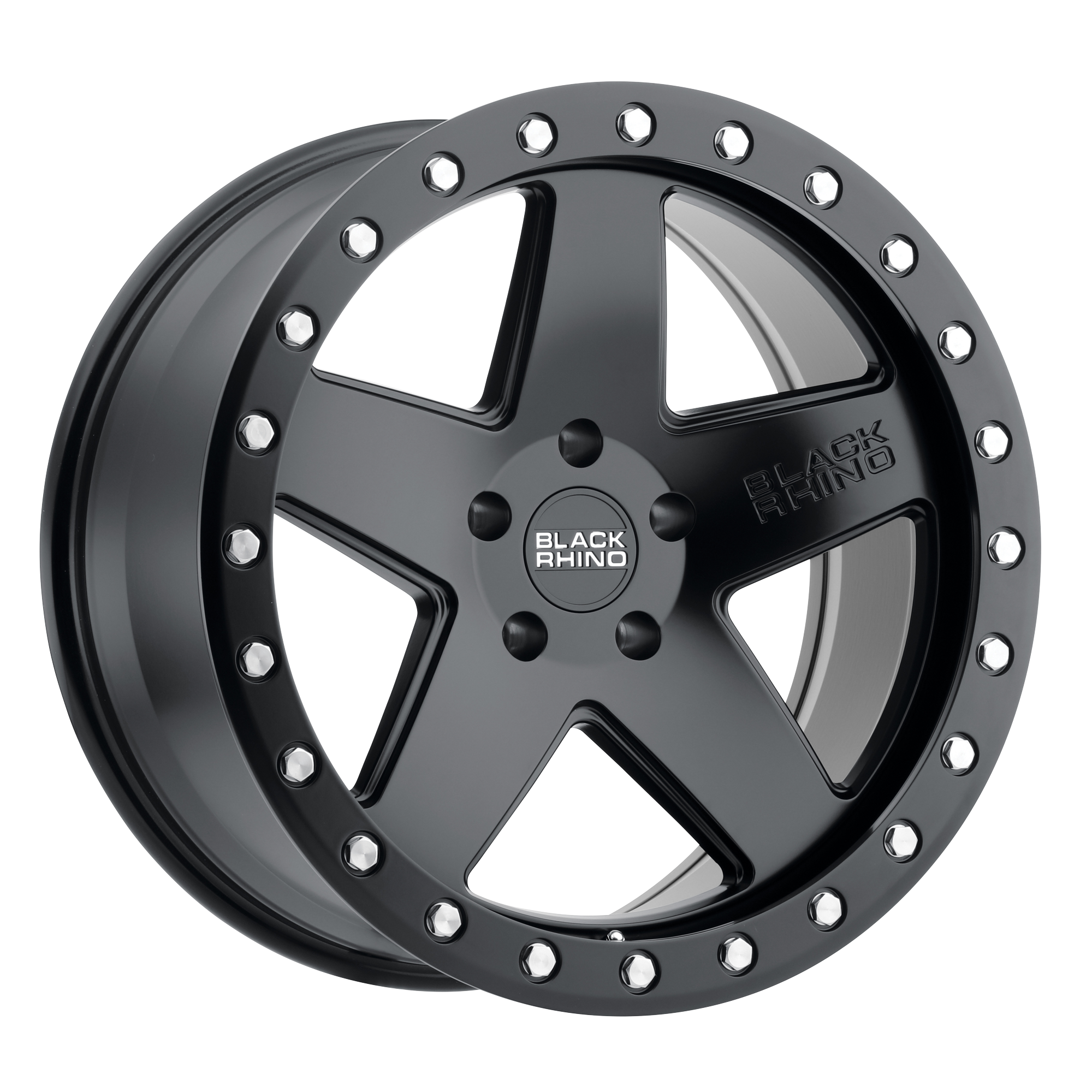 Black Rhino 17"x8.5" Non-Chrome Matte Black Custom Wheel ARSWCW1785CRL25114M71