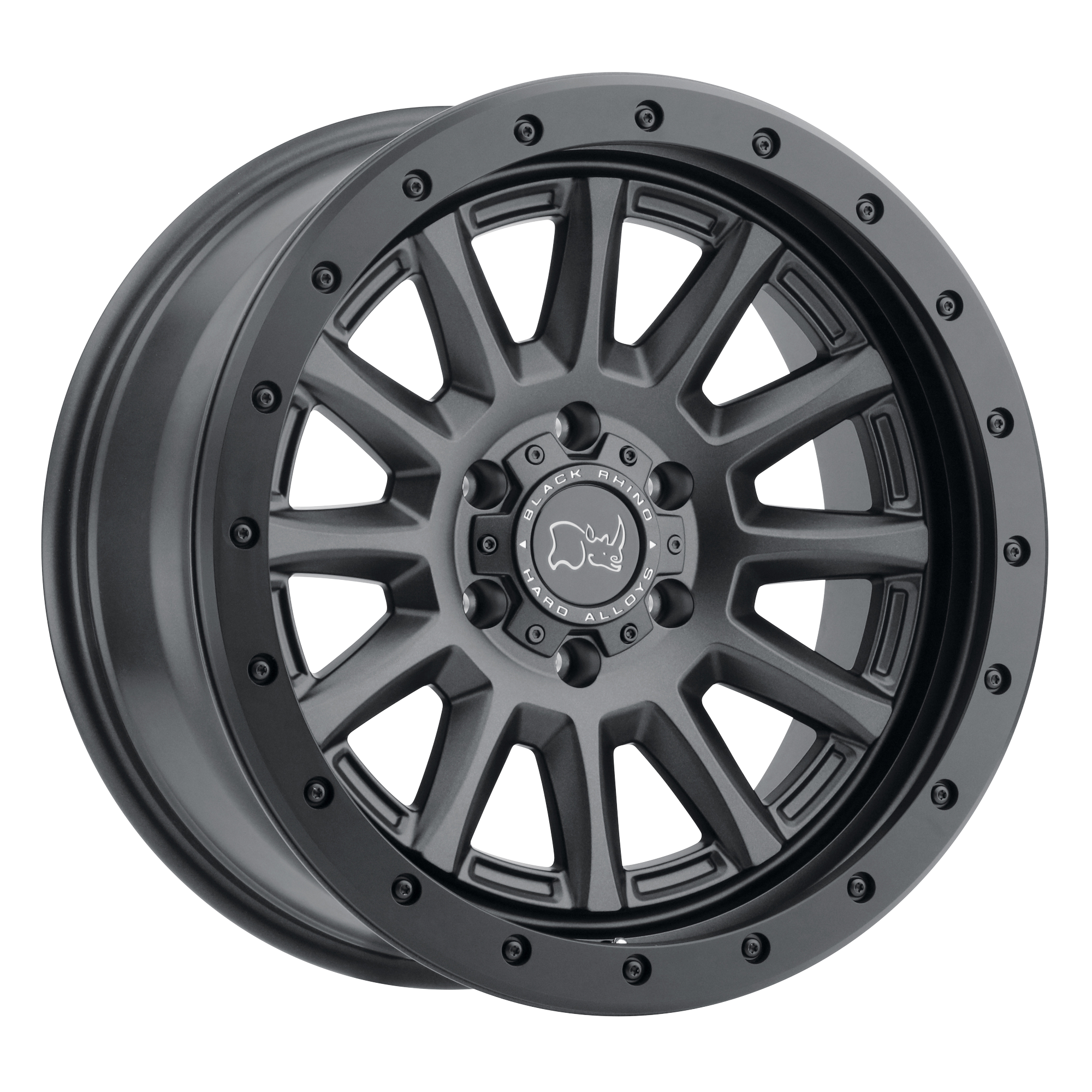 Black Rhino 17"x8.5" Non-Chrome Gun Black Custom Wheel ARSWCW1785DGR005140M78