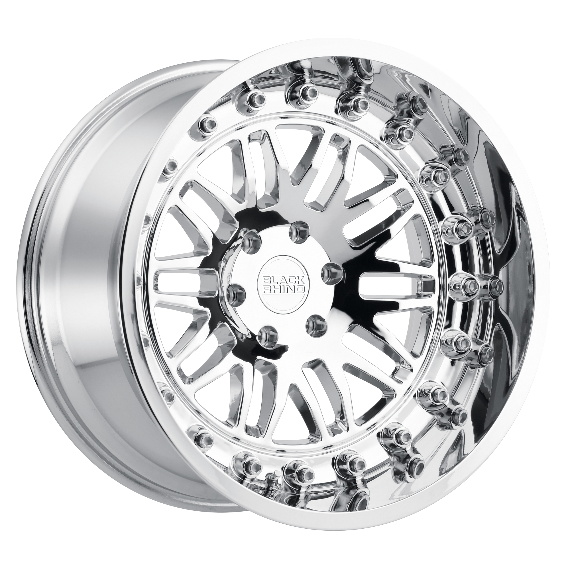 Black Rhino 20"x9.5" Chrome PVD Custom Wheel ARSWCW2095FRY85127C71