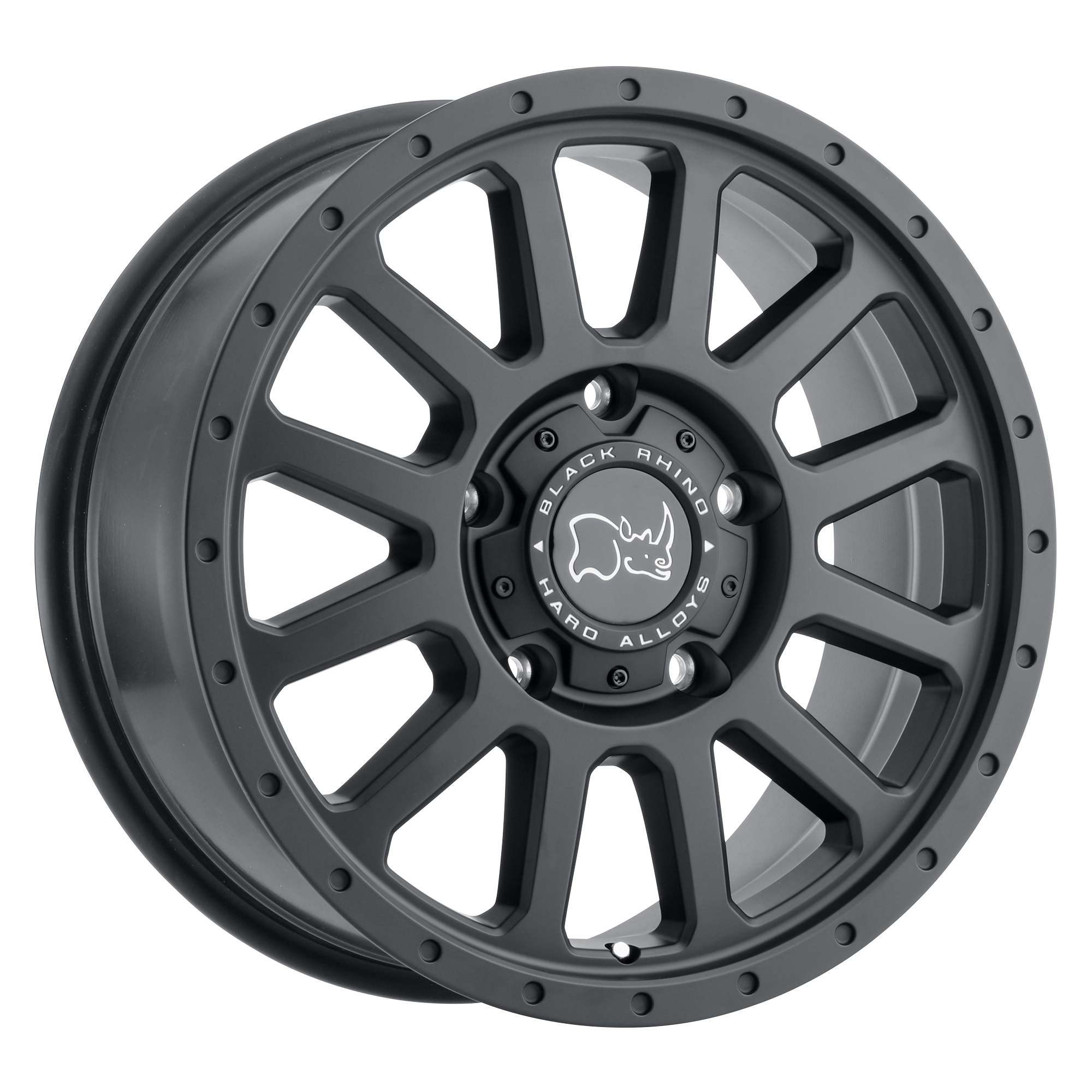 Black Rhino 16"x7.5" Non-Chrome Matte Black Custom Wheel ARSWCW1675HAV356140B12