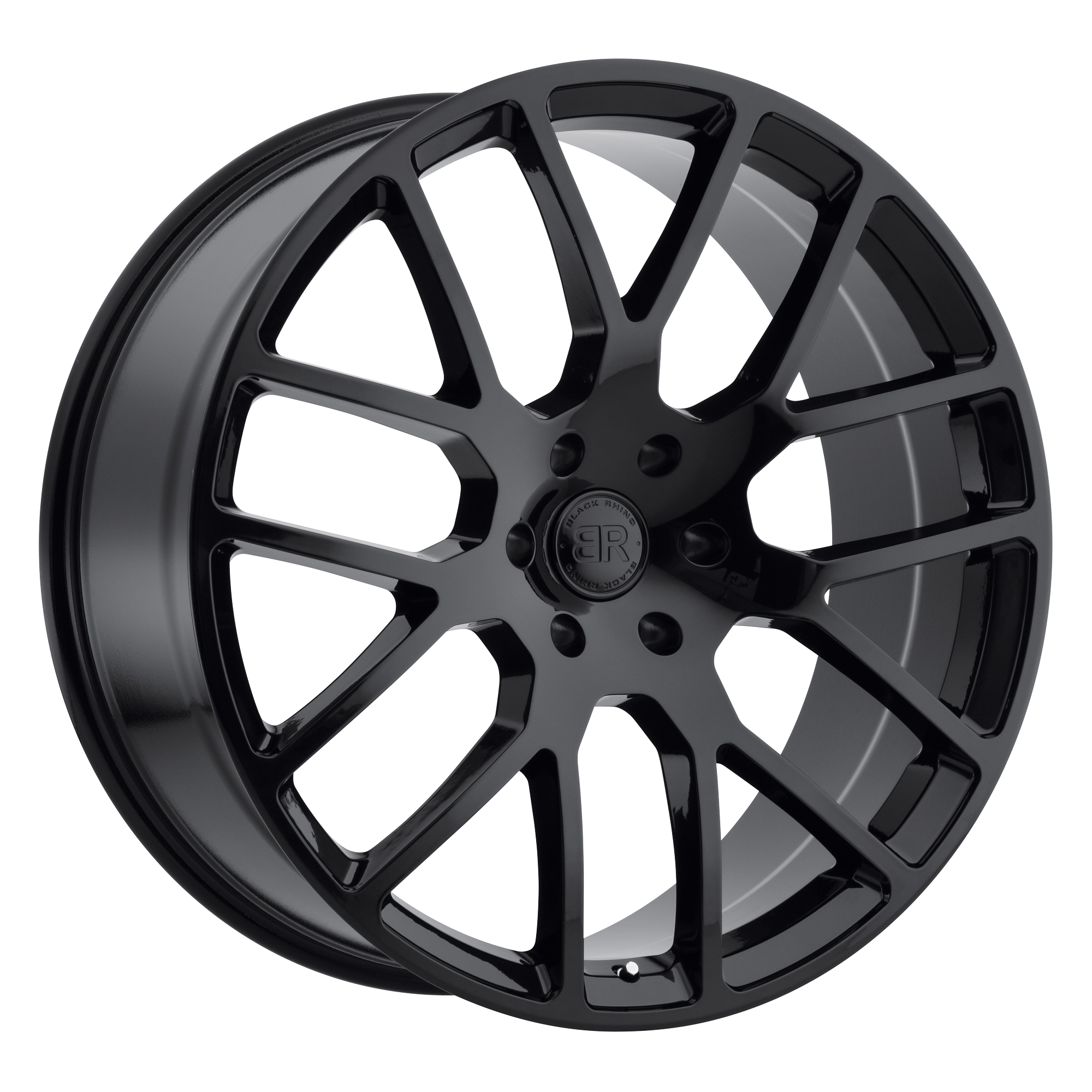 Black Rhino 20"x9" Non-Chrome Gloss Black Custom Wheel ARSWCW2090KUN006140B12